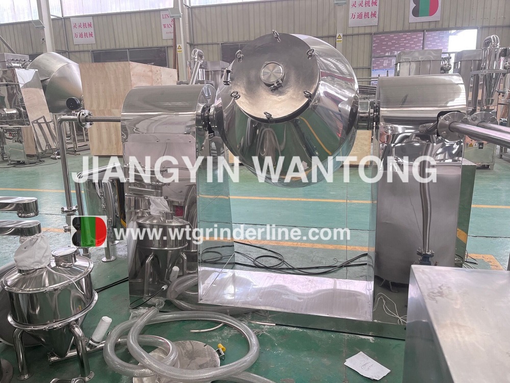 SZG food powder rotating biconical vacuum double cone dryer low temperature rotary vacuum drying machine