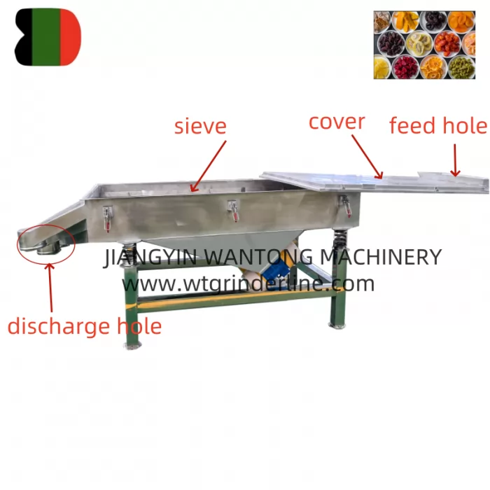 ZS100  Vibration Sifter Machine for dried fruit powder