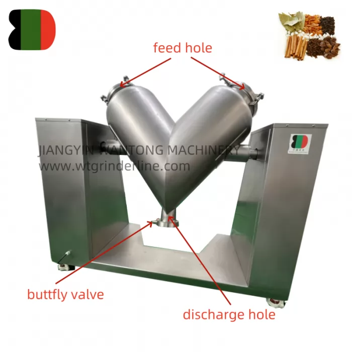 V99 V Shaped Mixer for spice