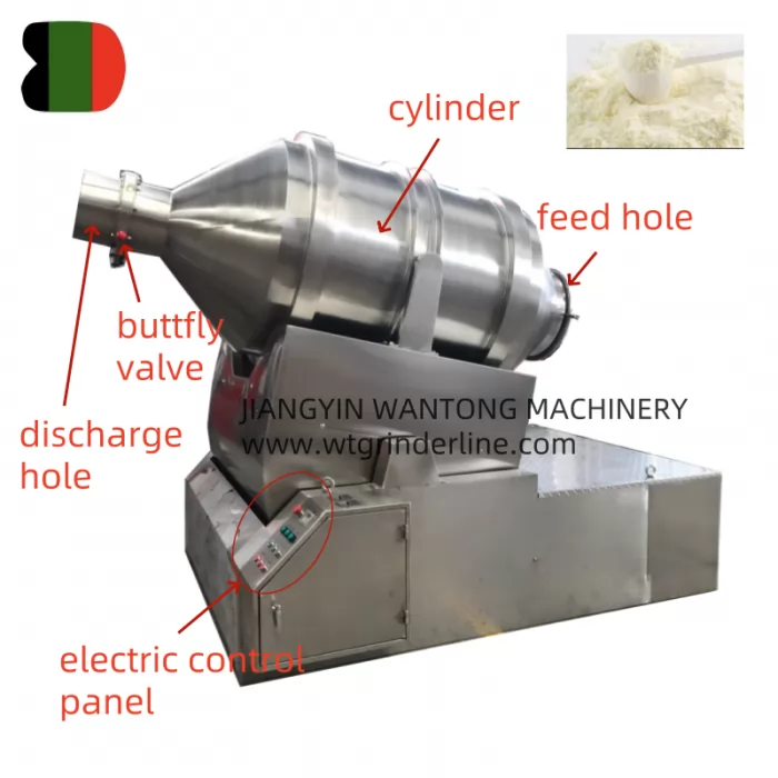 EYH99 Two Dimensional Motive Mixer For Milk Powder