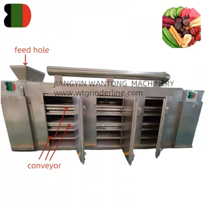 DW99 Belt Dryer For Dehydrated Fruits And Vegetables